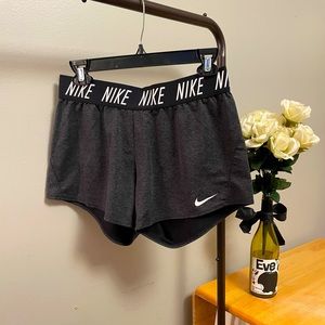 Nike Dri-fit 3” inseam gray shorts size S